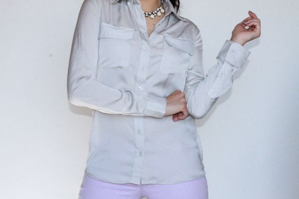 Amisu - Camisa cinza (COD2393526)